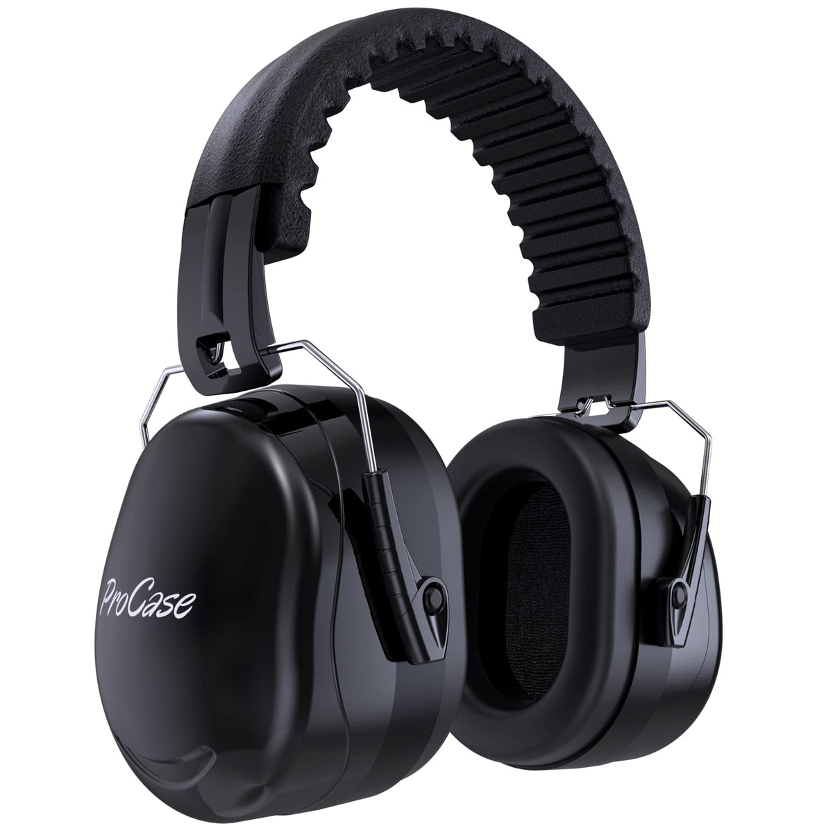 ProCase NRR 32dB earmuffs front view protect ears in loud environments.
