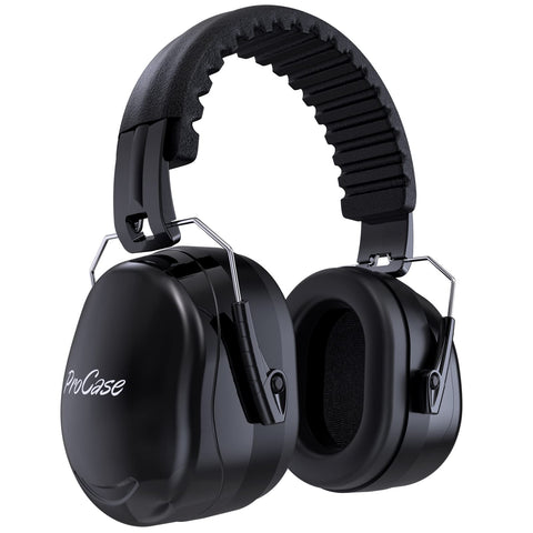 ProCase NRR 32dB earmuffs front view protect ears in loud environments.