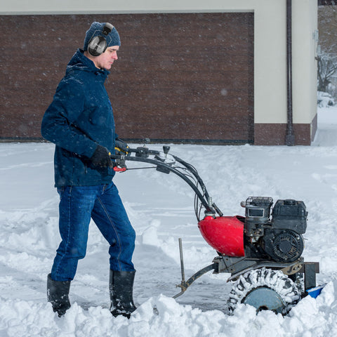 ProCase NRR 32dB loud environment shot highlights effective noise reduction for hearing safety.