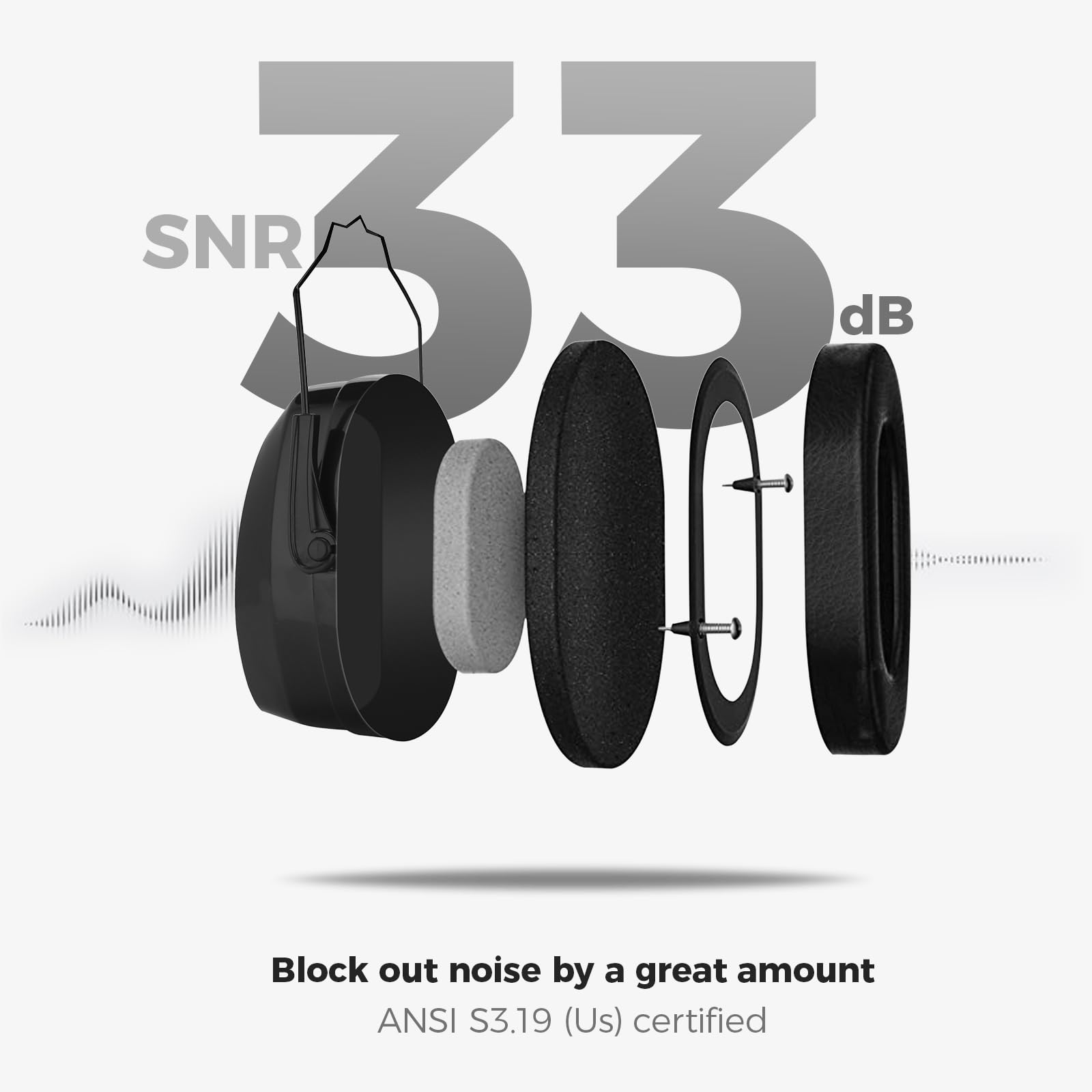 ProCase retractable stainless steel arms adjust to head size for a snug fit.