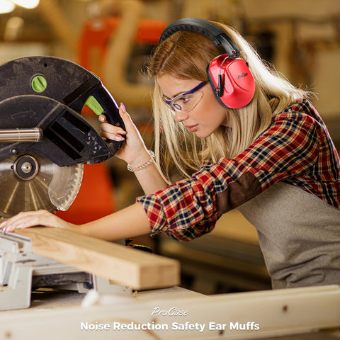 ProCase compact ear cups provide breathable interior for comfort.