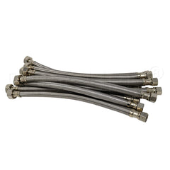 PROCURU 16-inch stainless steel braided faucet hose connector for durable water supply