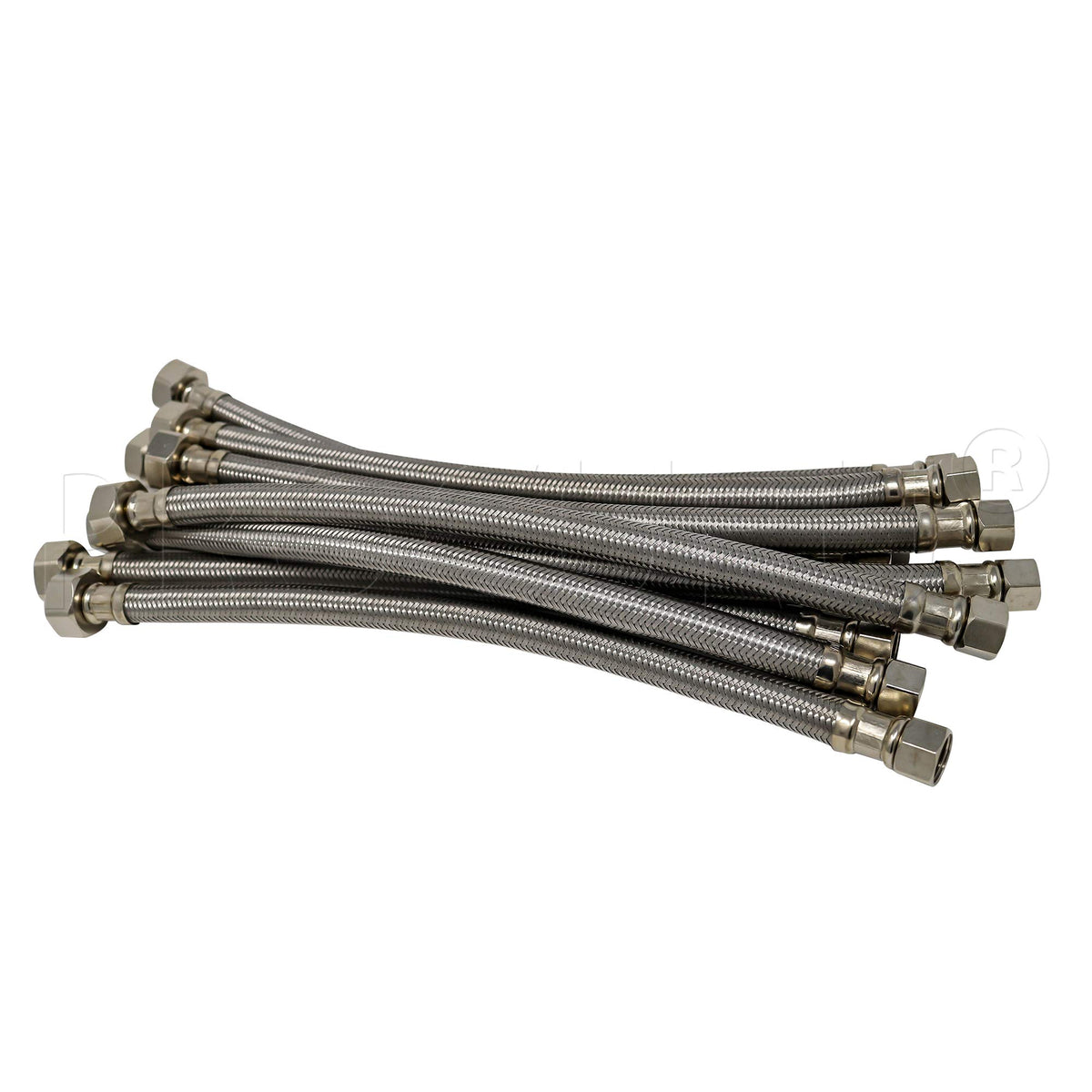 PROCURU 16-inch stainless steel braided faucet hose connector for durable water supply