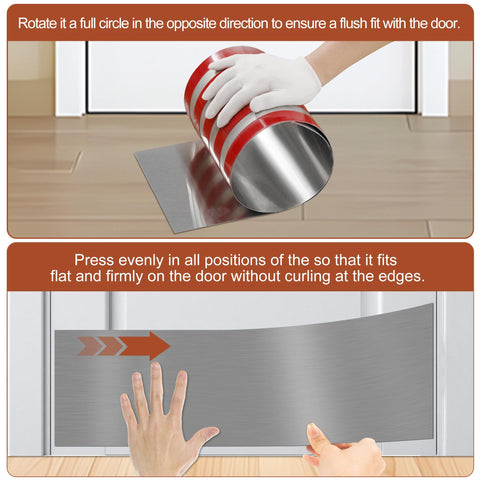 Profasion adhesive strip demonstrates strong, long-lasting attachment for interior and exterior doors.
