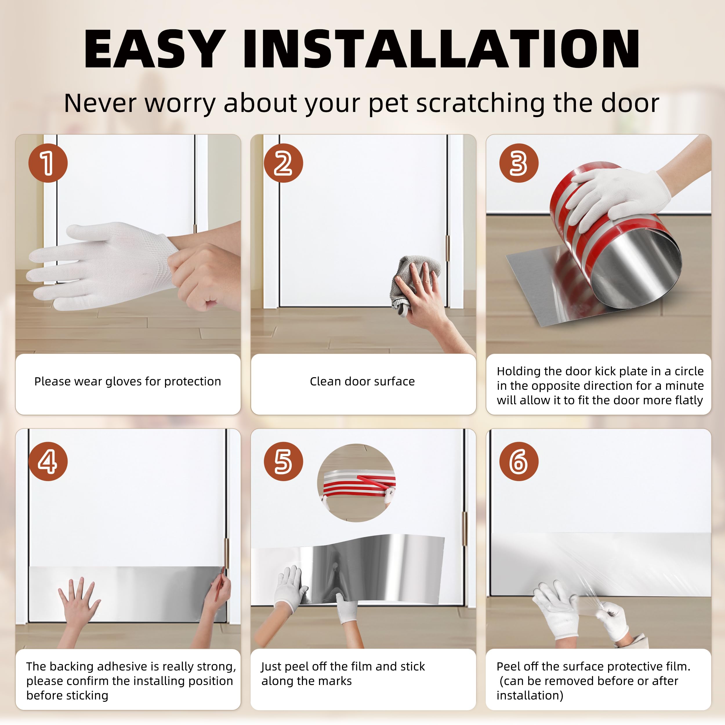 Profasion installation tips included for quick, tool-free setup.