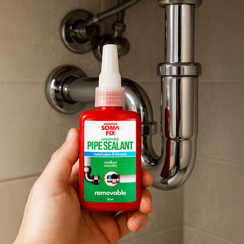 360-degree bead application on clean threads for consistent coverage.