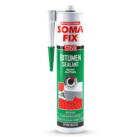 Professional Soma Fix roof sealant bottle ready for sealing joints