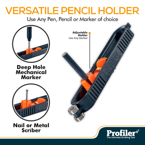 Profiler+ reversible-pencil-holder enables versatile marking with pencils