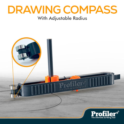 Profiler+ self-locking mechanism ensures consistent, accurate layout lines