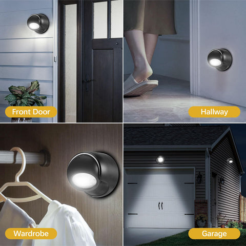 ProGreen 6000K battery light ideal for porches yards and hallways.
