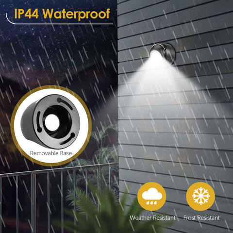 ProGreen 6000K battery light IP44 waterproof for indoor or sheltered outdoor use.