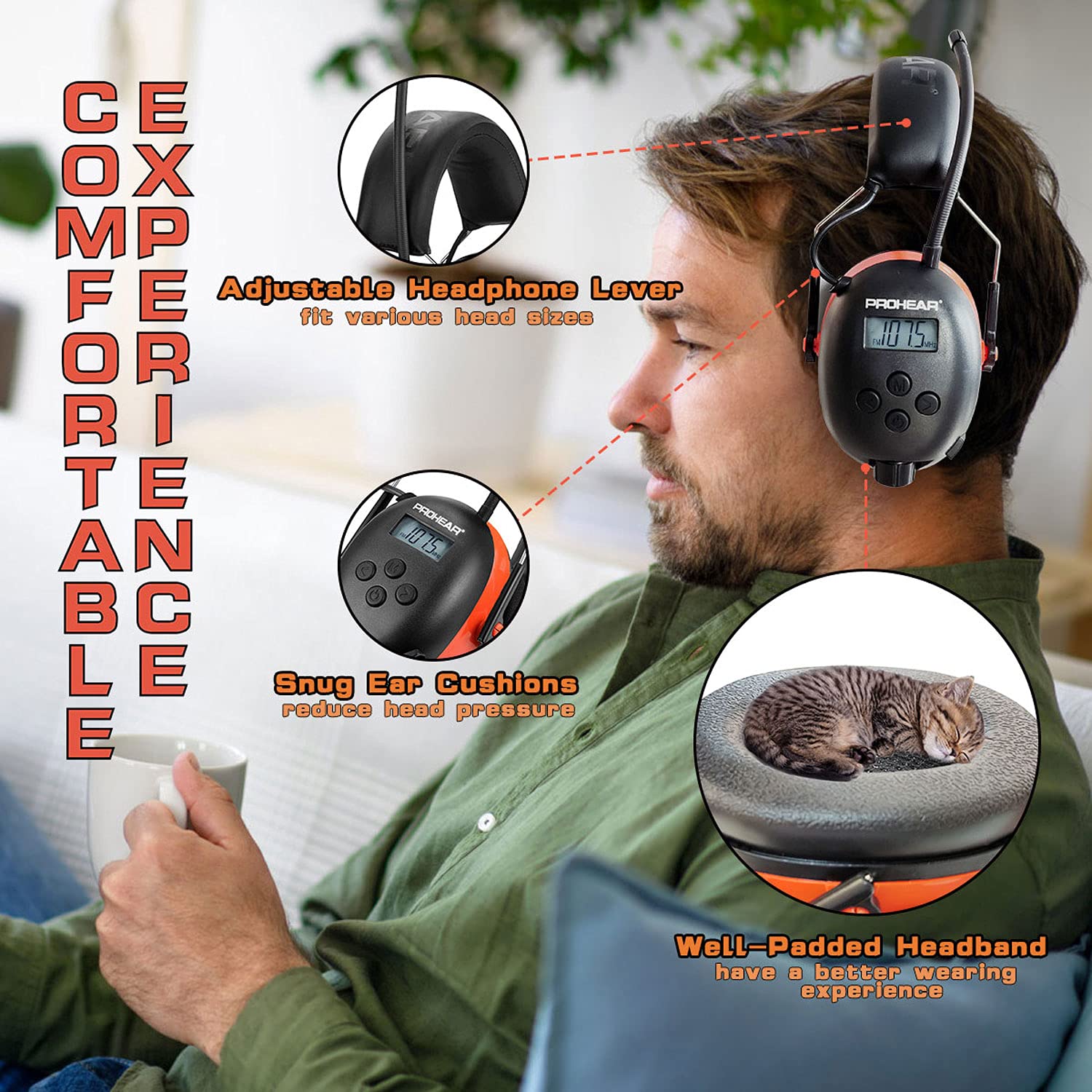 Carrying bag included with PROHEAR 027 for easy transport.