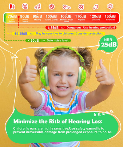 PROHEAR 032 2.0 adjustable headband provides a comfortable fit for growing children.