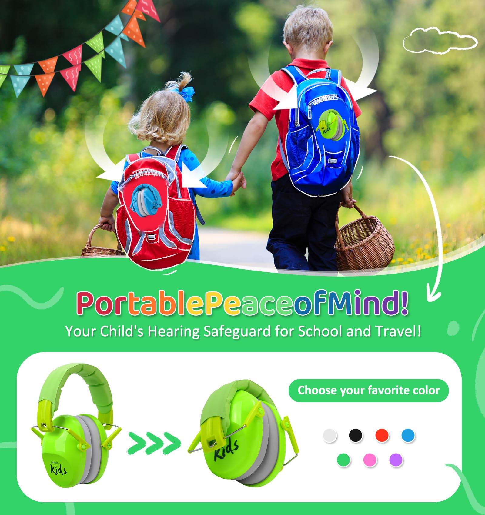 PROHEAR 032 2.0 noise-reducing earmuffs for loud environments with ANSI/CE standards.