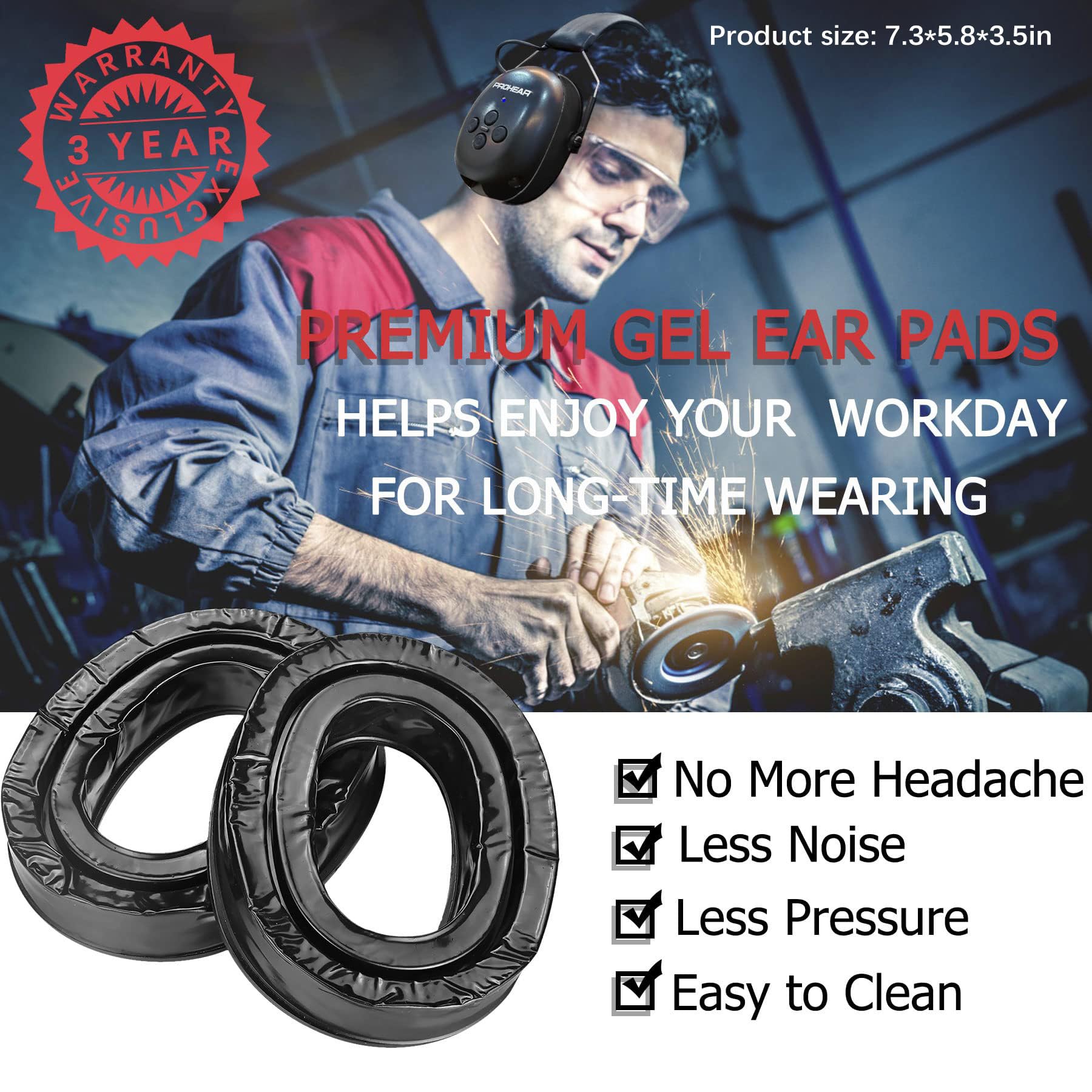 PROHEAR 037 Bluetooth 6.0 module ensures stable connectivity while moving around.