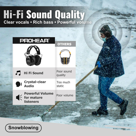 PROHEAR 039 hi-fi audio delivers clear music and podcasts for daily tasks