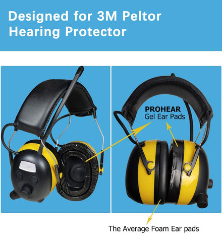 PROHEAR gel ear pad packaging includes one pair.