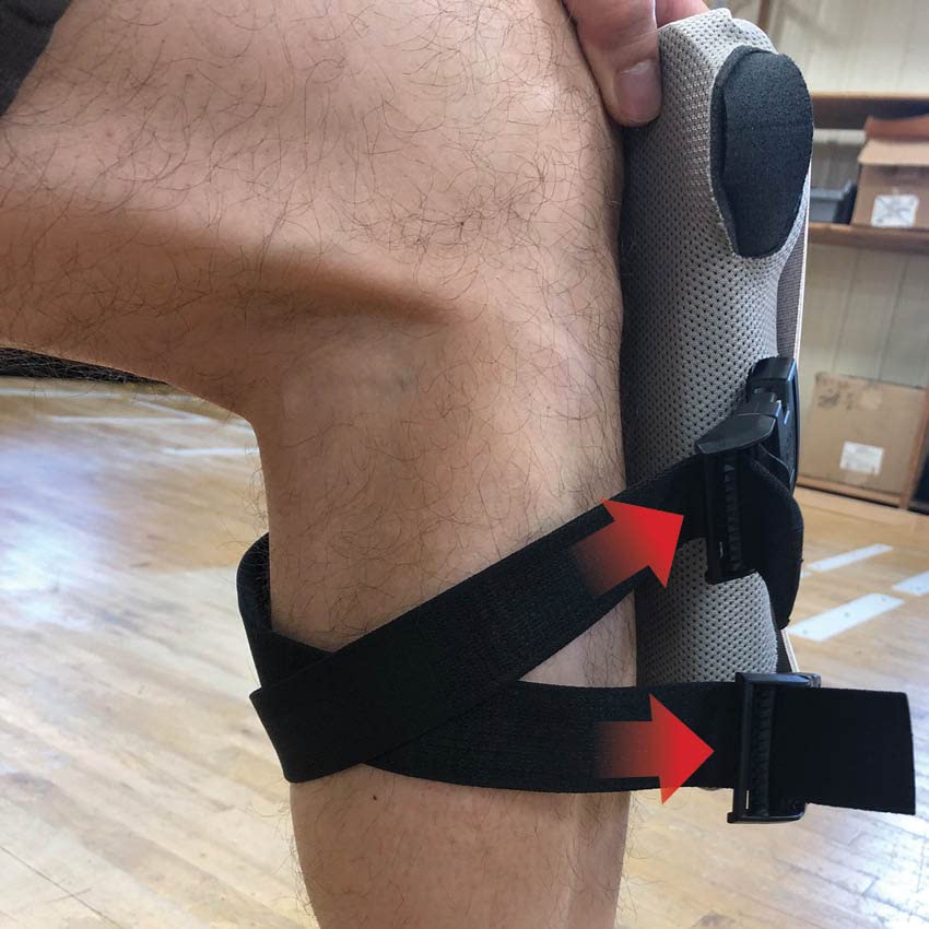 ProKnee AP16 comfort fit design reduces discomfort during long kneeling.