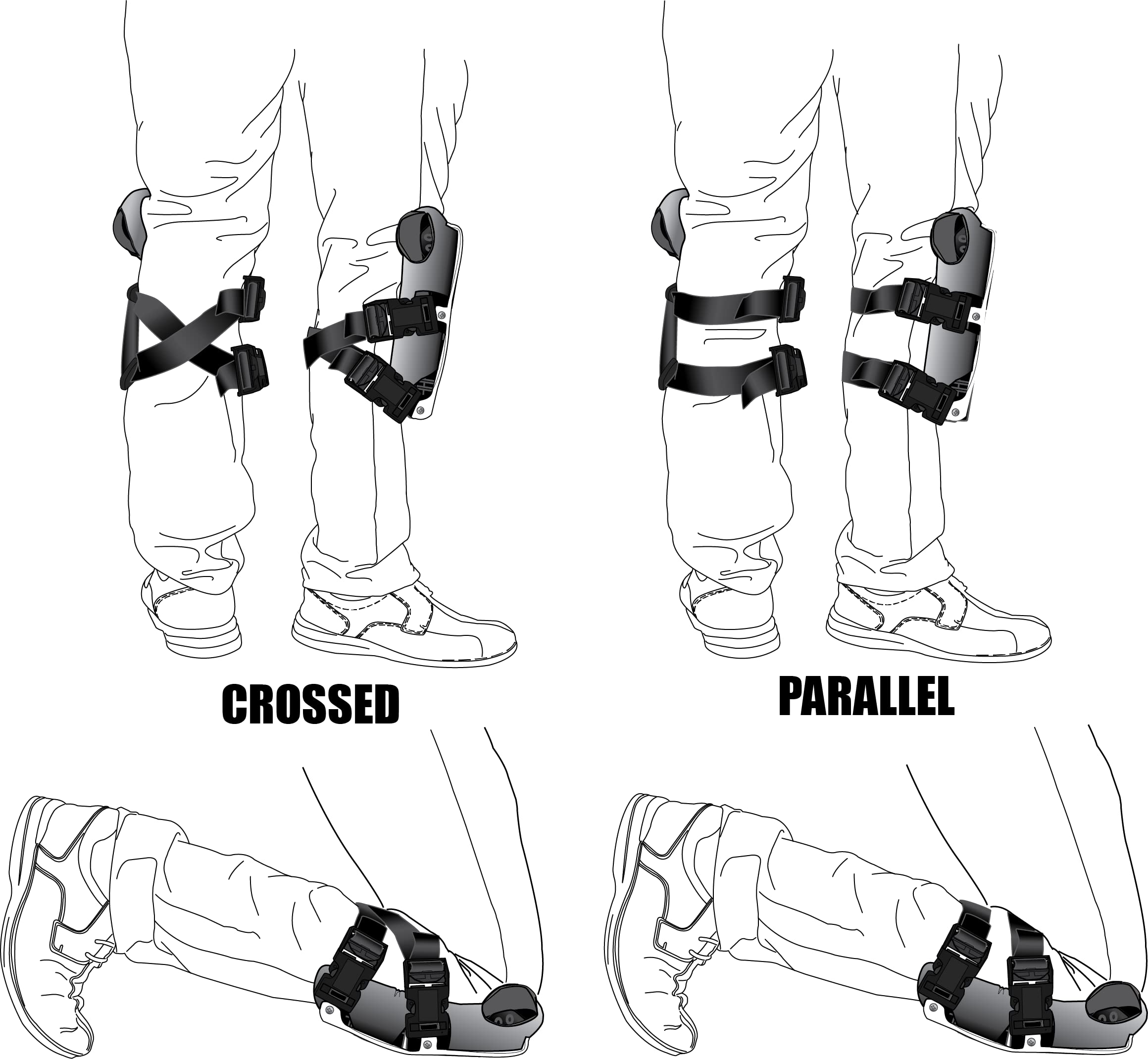 ProKnee AP16 knee joint stabilization supports steady kneeling.