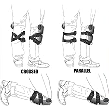 One size fits all ProKnee AP16 knee pads on a versatile wearer