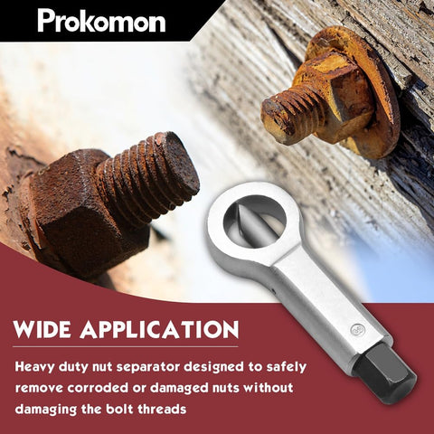 Prokomon Nut Splitter 18mm diameter powers through corroded hardware.