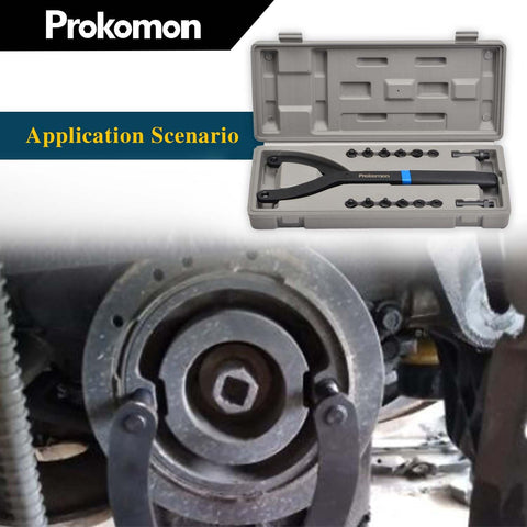 Prokomon universal-pulley-compatibility fits bikes, scooters, and cars for flexible repairs.