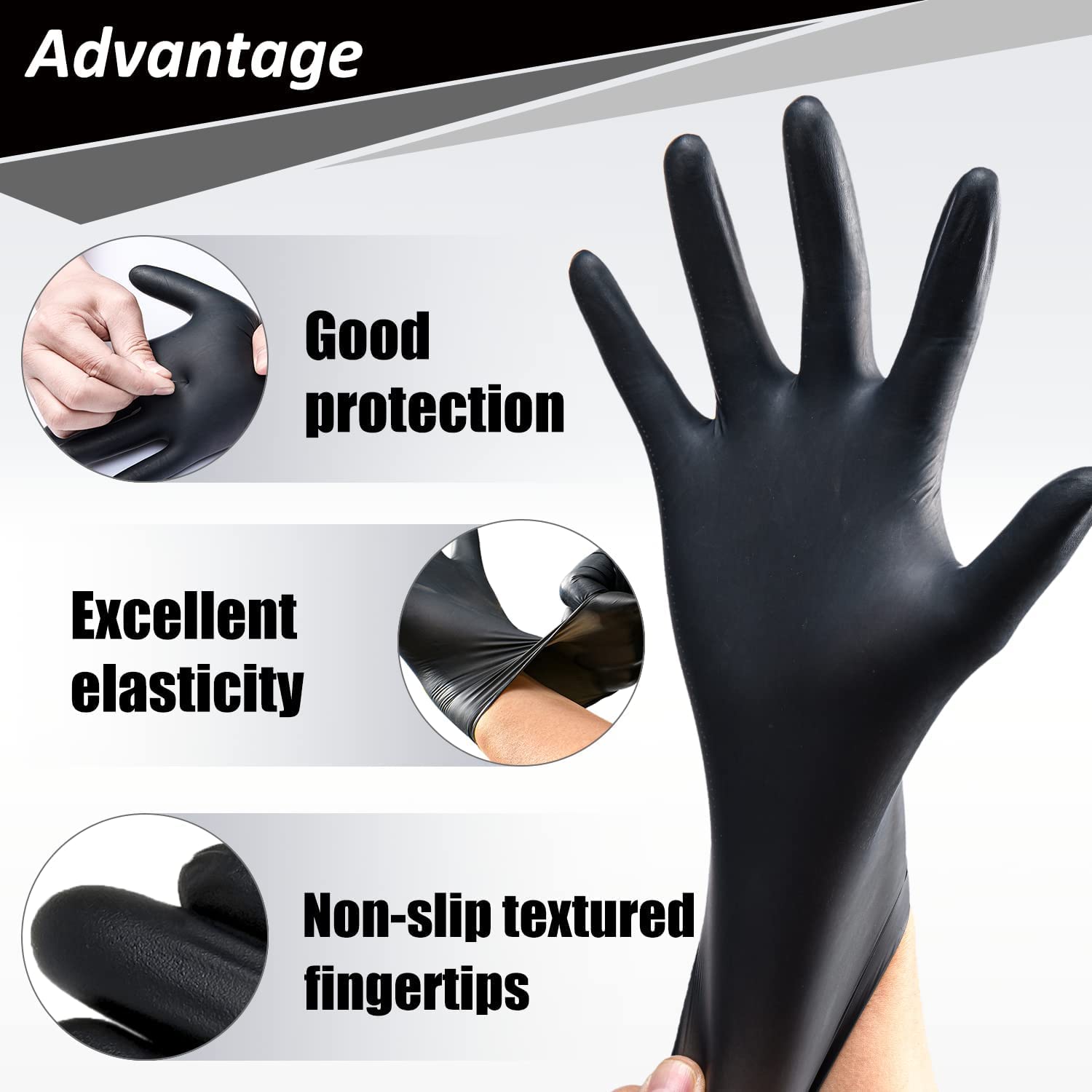 PROMEDIX P nitrile gloves latex-free, ideal for allergy-conscious tasks.