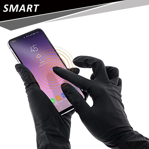 PROMEDIX P nitrile gloves for household cleaning with reliable grip and protection.