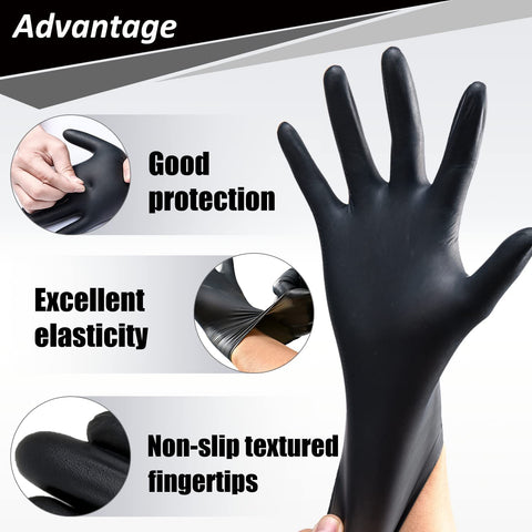 PROMEDIX P latex-free nitrile gloves protect sensitive skin during chores.