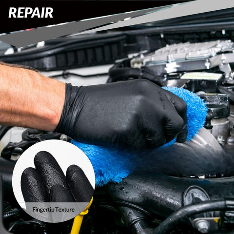 PromedixP textured fingertips improve precision and control during detailed work.
