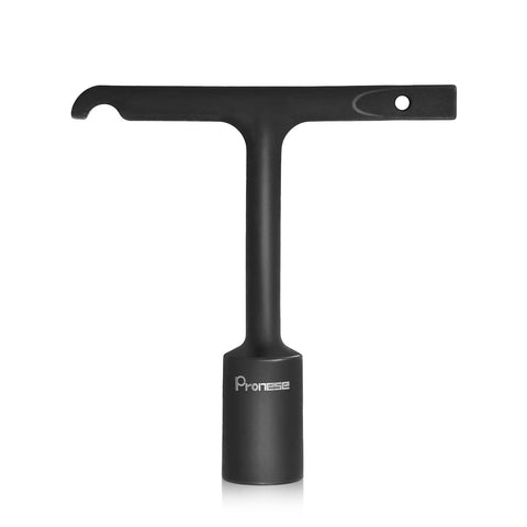 Pronese Penta Wrench with deep-socket for pentagon bolts on electrical hardware.