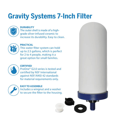 ProOne Big Plus countertop system installation shows an easy filter swap