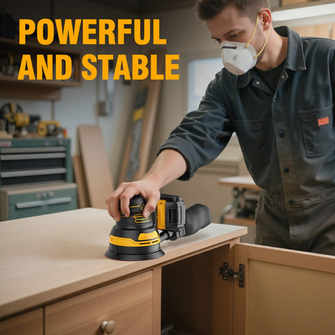 Propelannt sander with three adjustable speed settings for versatility