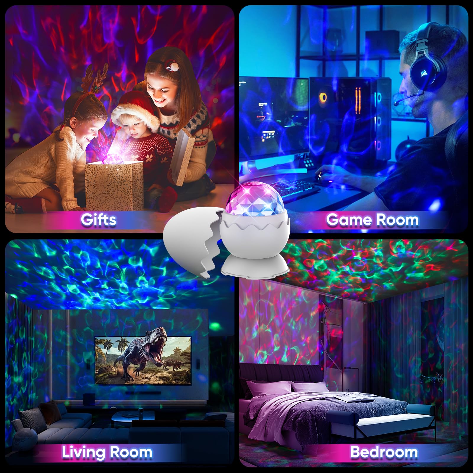 Gift-ready Proran Galaxy Projector packaging ideal for birthdays and holidays.