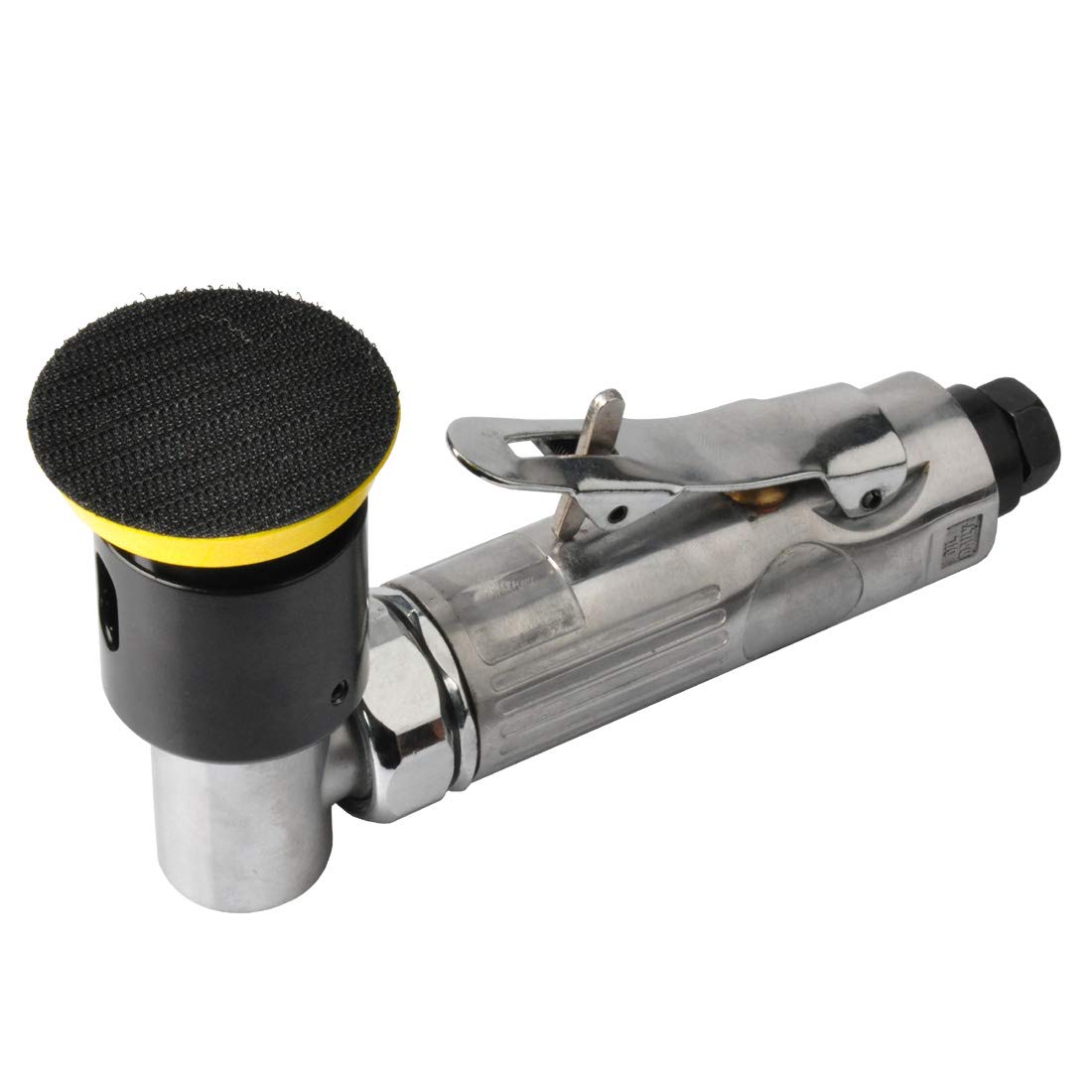PROSHI air sander with speed regulator demonstrating precise control