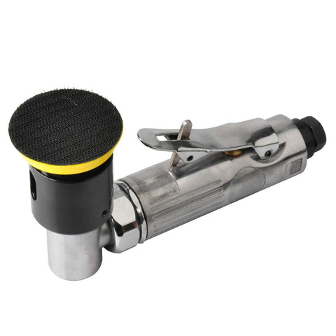 PROSHI air sander with speed regulator demonstrating precise control