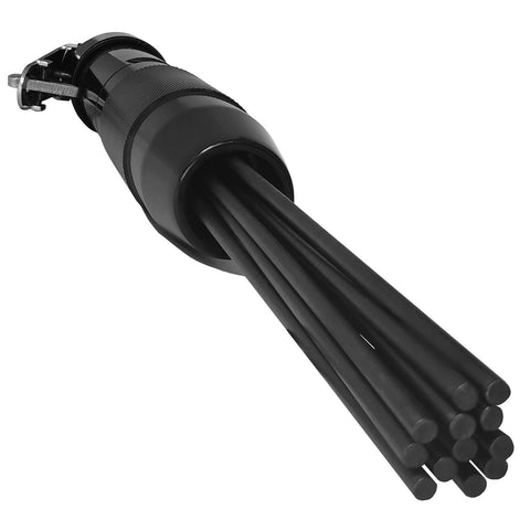 PROSHI needle scaler 12 needles close-up highlights robust deburring capability.