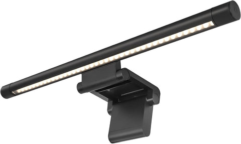 PROSmart Monitor Light Bar clip-on top design reduces glare on screens