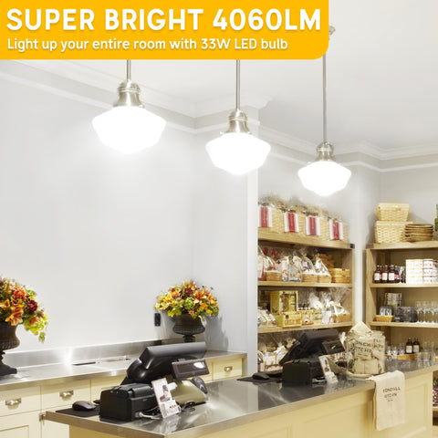 Prosperbiz 300W LED bulb lumen rating suited for bright warehouse use
