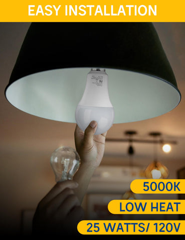 Prosperbiz LED bulb long life up to 13.6 years with 3 h/day use.