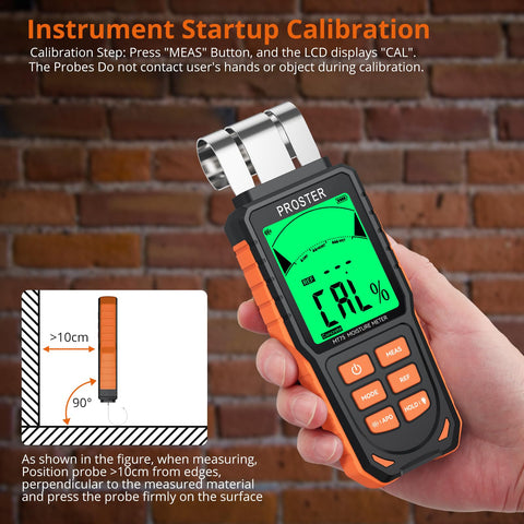 Proster moisture meter provides audible alerts for moisture issues