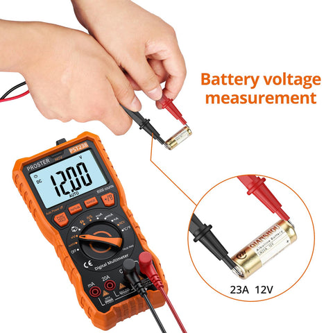 Proster DMM diode and transistor test enables quick circuit checks.