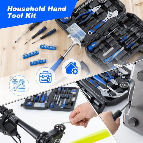 Open Prostormer case showing the full tool mix for dorm setups.