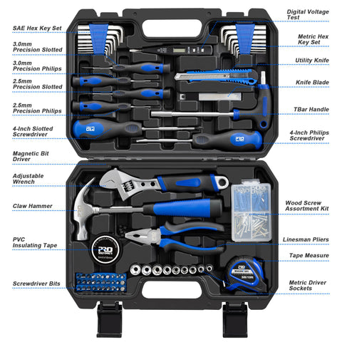 Prostormer screwdrivers in the set, built for fast assembly and tasks.