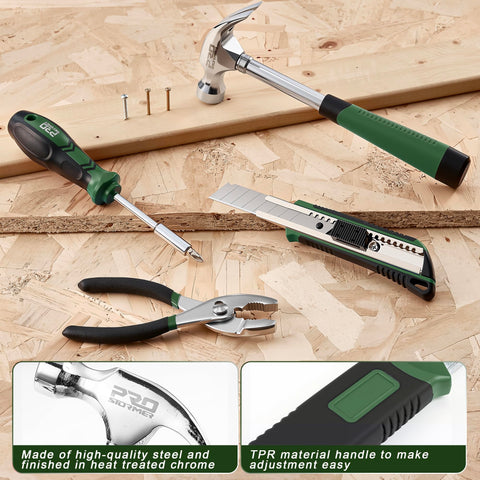 Prostormer 93-piece tool kit with bit driver and bits for precise screw tasks.