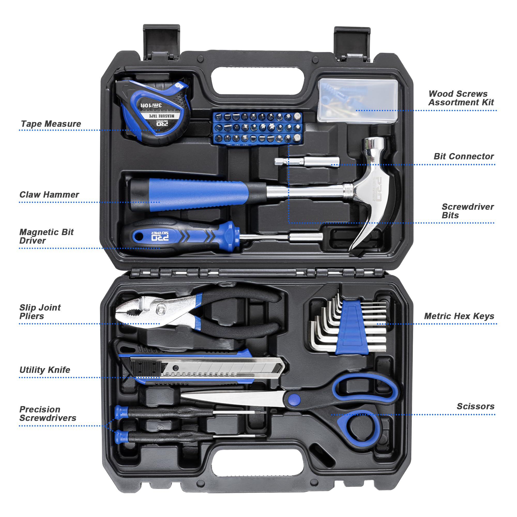 Prostormer claw hammer in action for driving nails on DIY projects