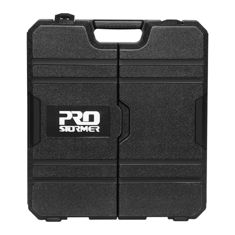 Prostormer compact case with molded compartments keeps everything accessible.