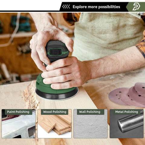 Prostormer kit includes sander, dust box, and sanding papers for a complete setup