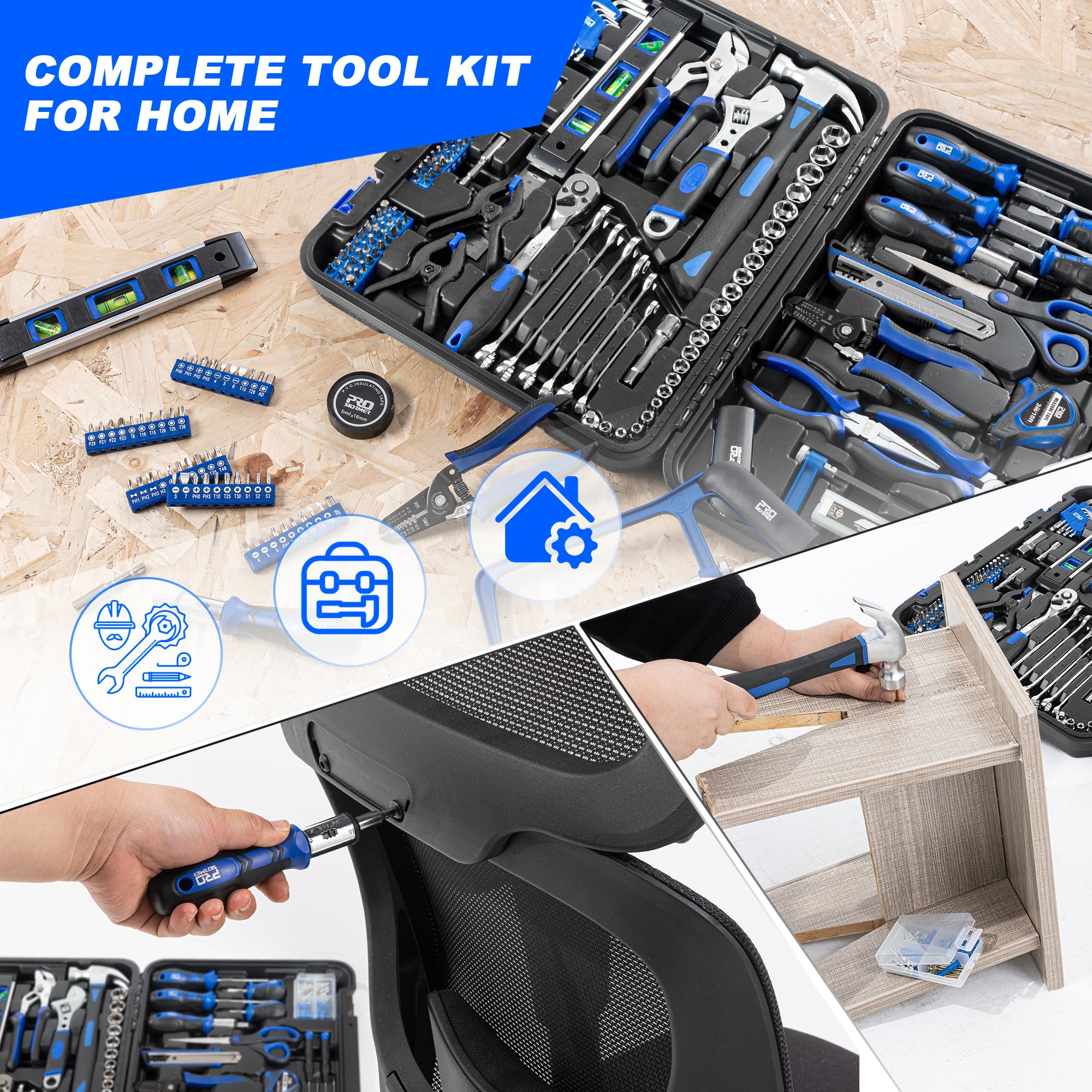 Prostormer precision screwdrivers with soft-grip handles for steady screwing