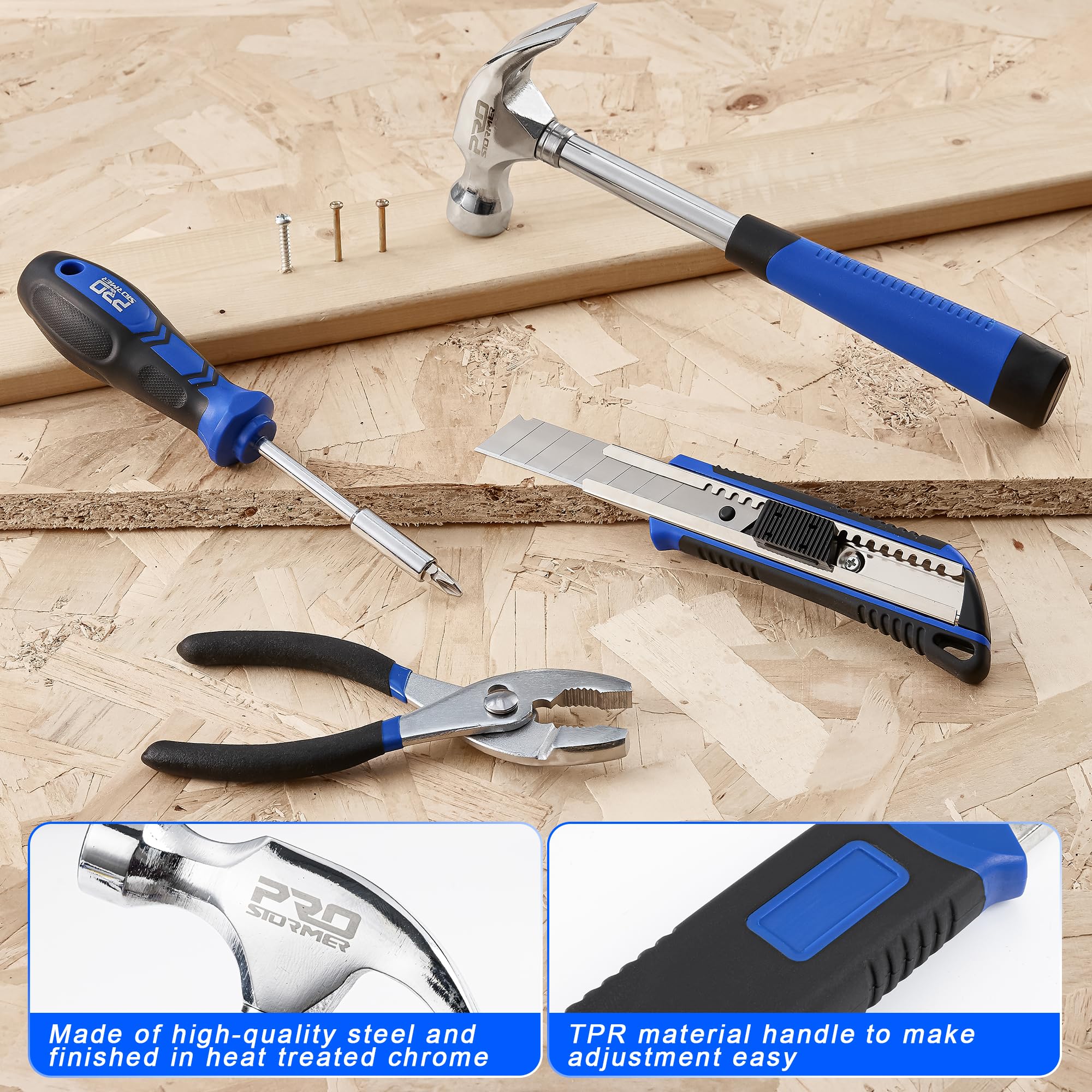 Prostormer utility knife ready for cutting tasks in projects and organization